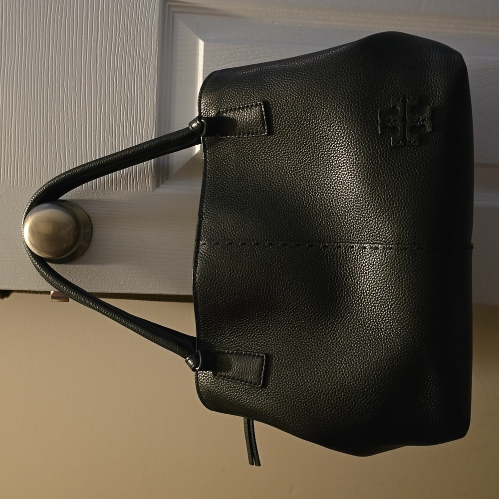 Tory Burch Black Mcgraw Satchel